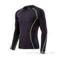 Long Sleeves Gym Fitness Men's Tight Tops Wholesale
